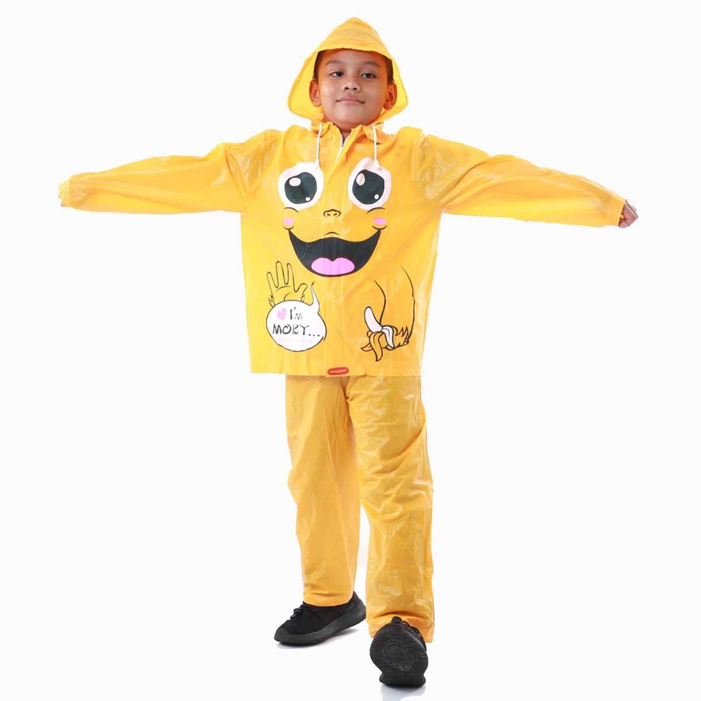 Jas Hujan anak Setelan Mantel Hujan Anak Laki laki