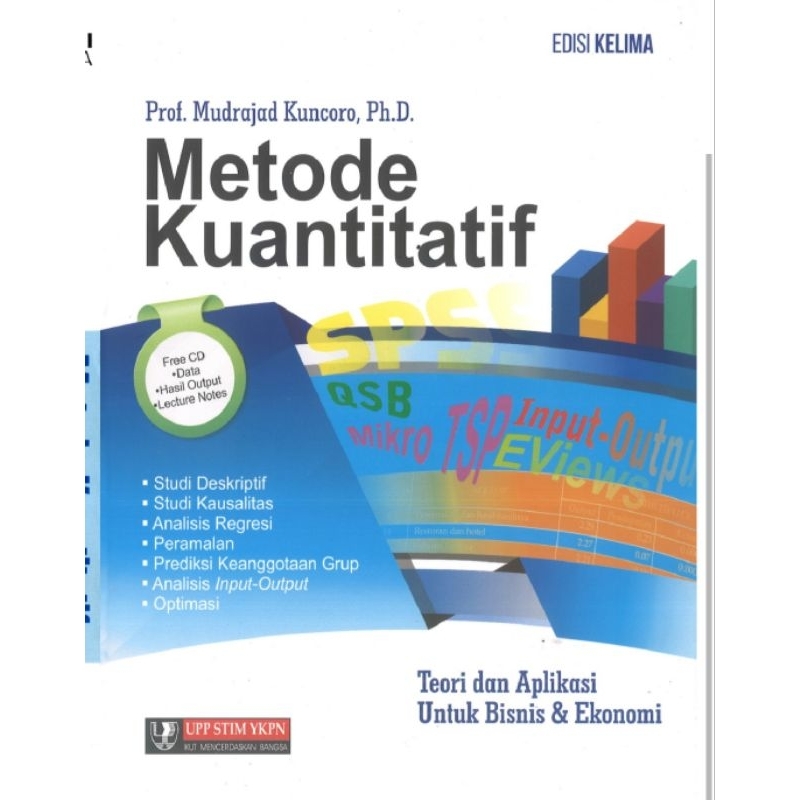 

Buku Metode Kuantitatif Teori dan Aplikasi untuk Bisnis & Ekonomi edisi 5 by Mudrajad Kuncoro