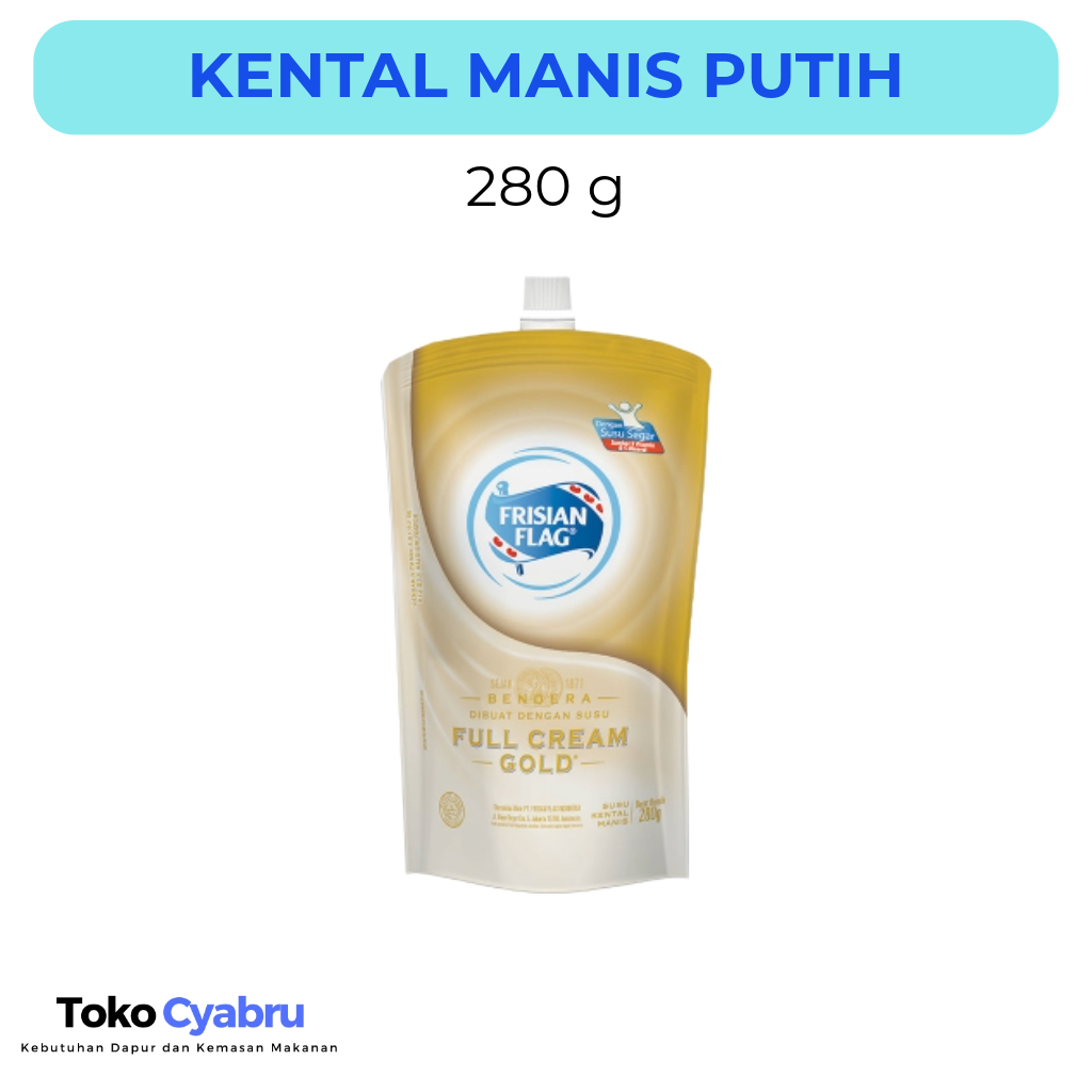 

Susu Kental Manis Gold Pouch Frisian Flag 280 g