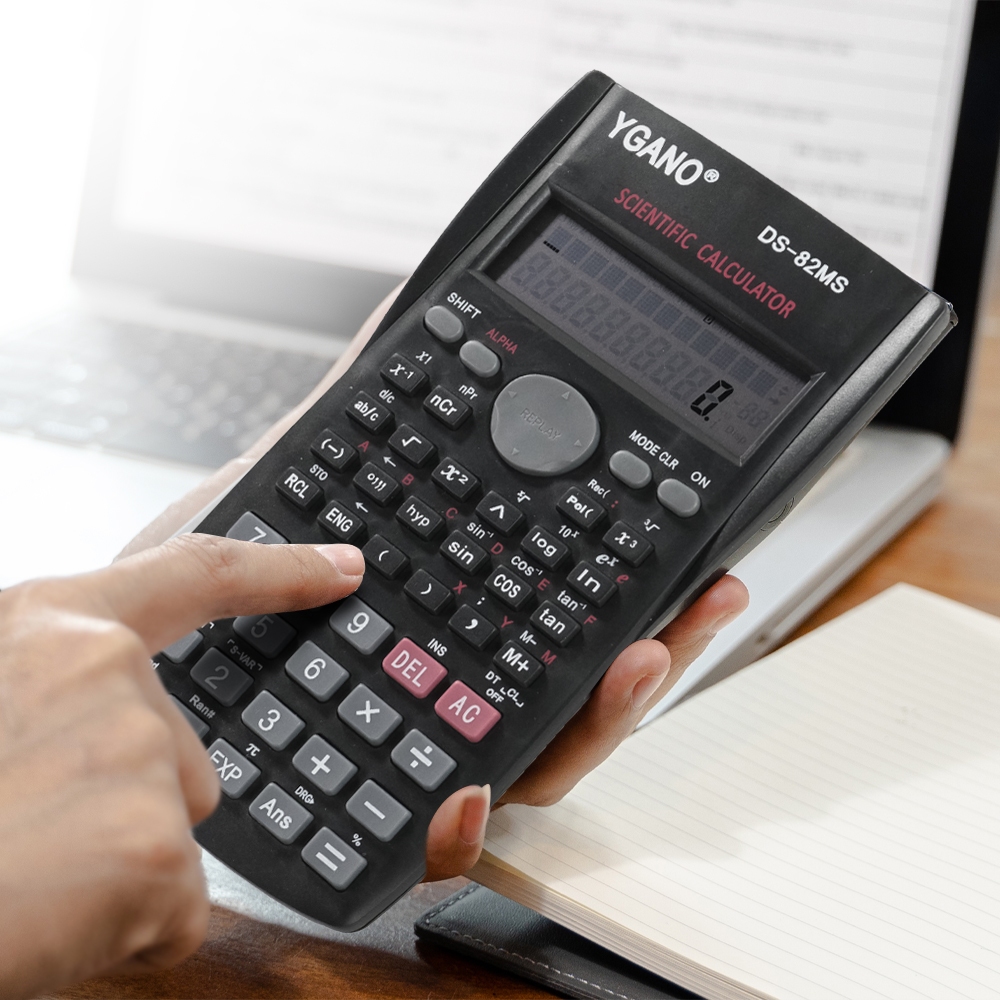 

Kalkulator Elektronik Scientific Calculator - KK-82MS-B - Black