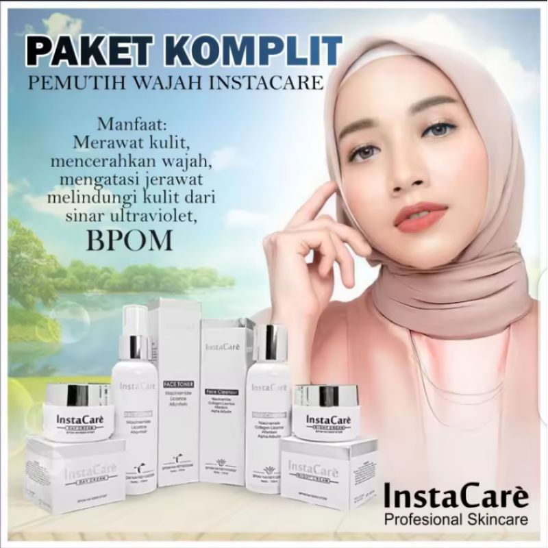 Paket komplit Pencerah wajah glowing asli bpom dan kulit kusam pria skincare pemutih ori dan cepat p
