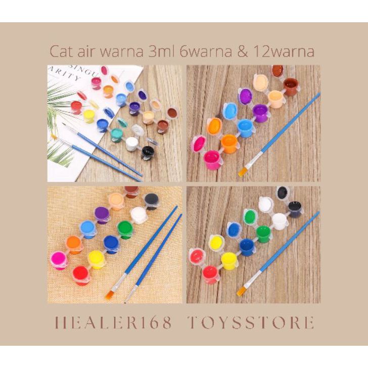 

Promo ALAT MELUKIS CAT AIR WARNA WATER COLOR / COLOR PAINTING SET Bestseller