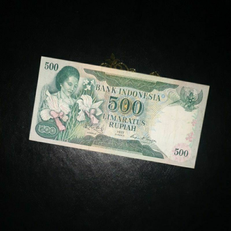 Uang Kuno 500 Rupiah Tahun 1977 (500 Konde) Bekas beredar