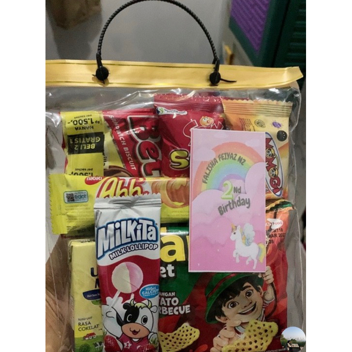 

ZTDC4318 9.9 BRANDS FESTIVAL PARCEL BINGKISAN ULANG TAHUN BINGKISAN SNACK ANAK