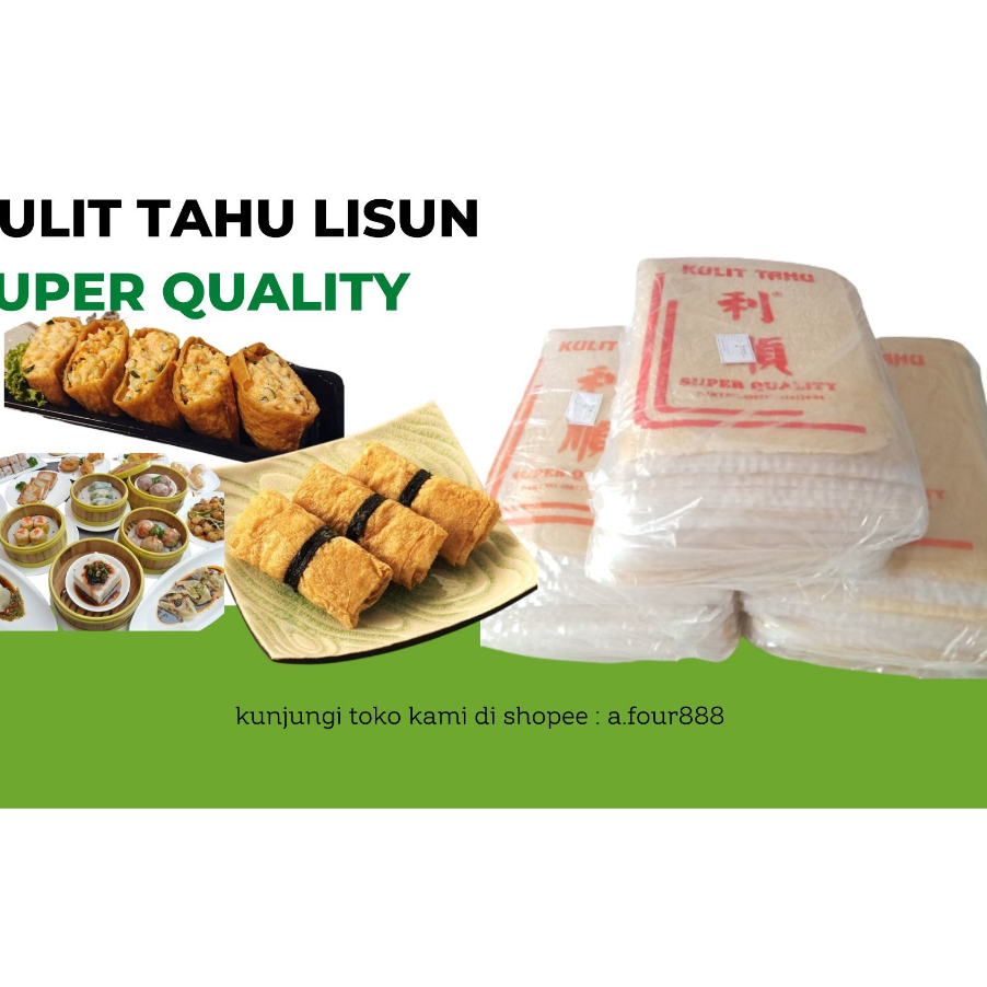 

LCGQ7845 COD kulit tahu lisun READY / kulit tahu dimsum / kulit tahu