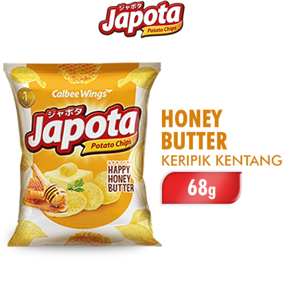 

Promo JAPOTA Keripik Kentang Happy Honey Butter 68GR Model Terkini