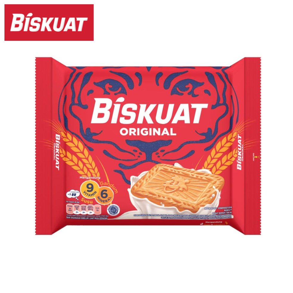 

❄️ READY STOK ❄️ Biskuat Biskuit Original Regular 121.6g, Jajanan dan cemilan favorit Anak Sekolah