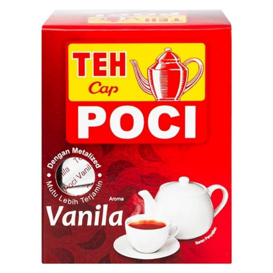 

GBFT0380 【Penjualan Terbaik】COD TEH CAP POCI Aroma Vanilla [10 pcs/ 50 g]