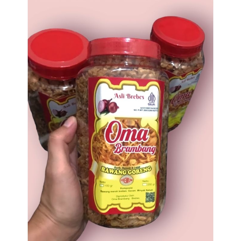 

BAWANG GORENG BREBES ENAK ORGANIK OMA BRAMBANG