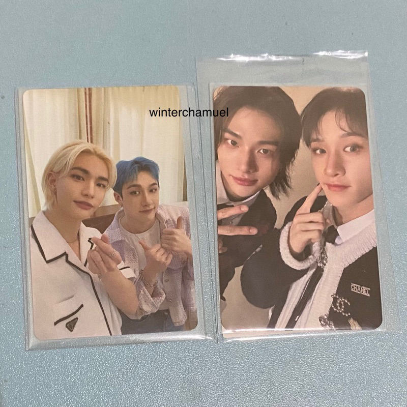 pc fc unit chanjin hyunchan social path scars circus bangchan hyunjin photocard jepang