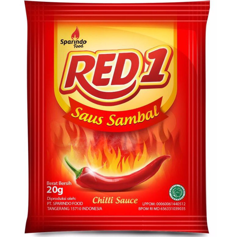 

Diskon RED1 Saus Sambal 20gr (10x20 g)