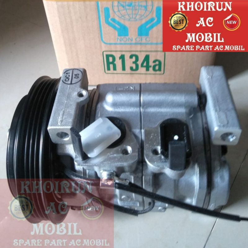 Compresor Kompresor Ac Mobil Suzuki Apv Arena Ac Single Blower Komplit - Denso Original (New/Baru)