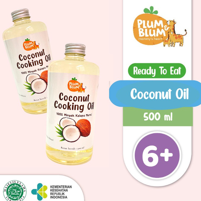 

Harga Murah Plum & Blum Coconut Cooking Oil Minyak MPASI BB Booster 500 gram evoo ➦✫✢