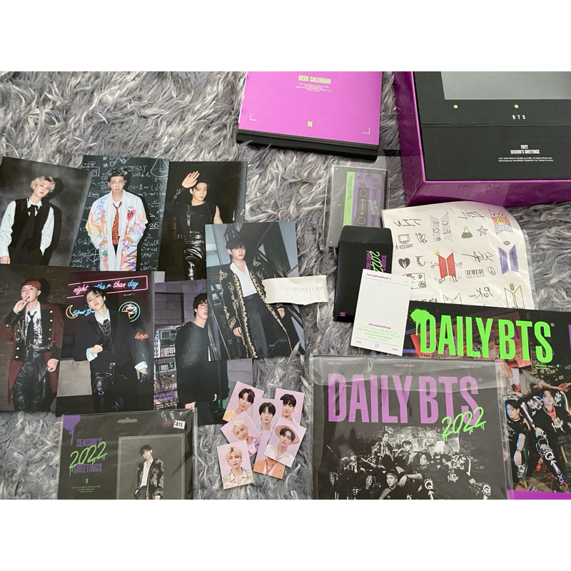 OFFICIAL MERCH SEASON GREETINGS 2022 BTS BANGTAN SEONYEONDAN FULLSET JUAL RUGI -PC