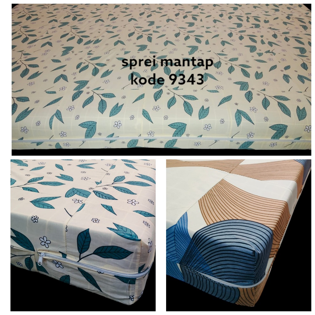 Sprei Risleting Ukuran 180x200 Sarung Kasur Bahan perca My Love