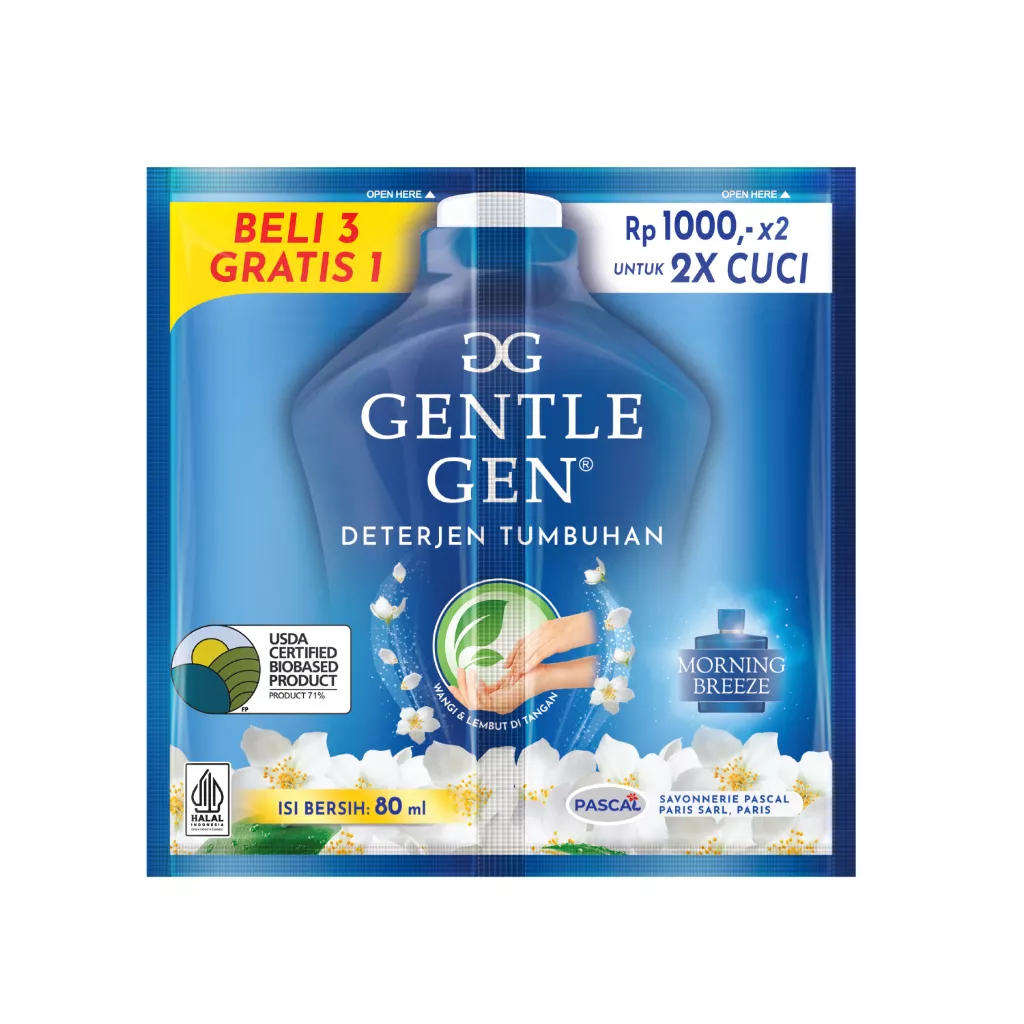 GG GENTLE GEN/Gentle Gen Deterjen Tumbuhan Sachet/Gentle Gen Renteng