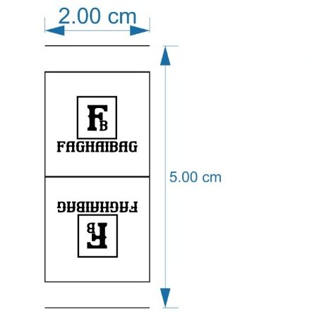

label kertas taveta FAGHAIBAG