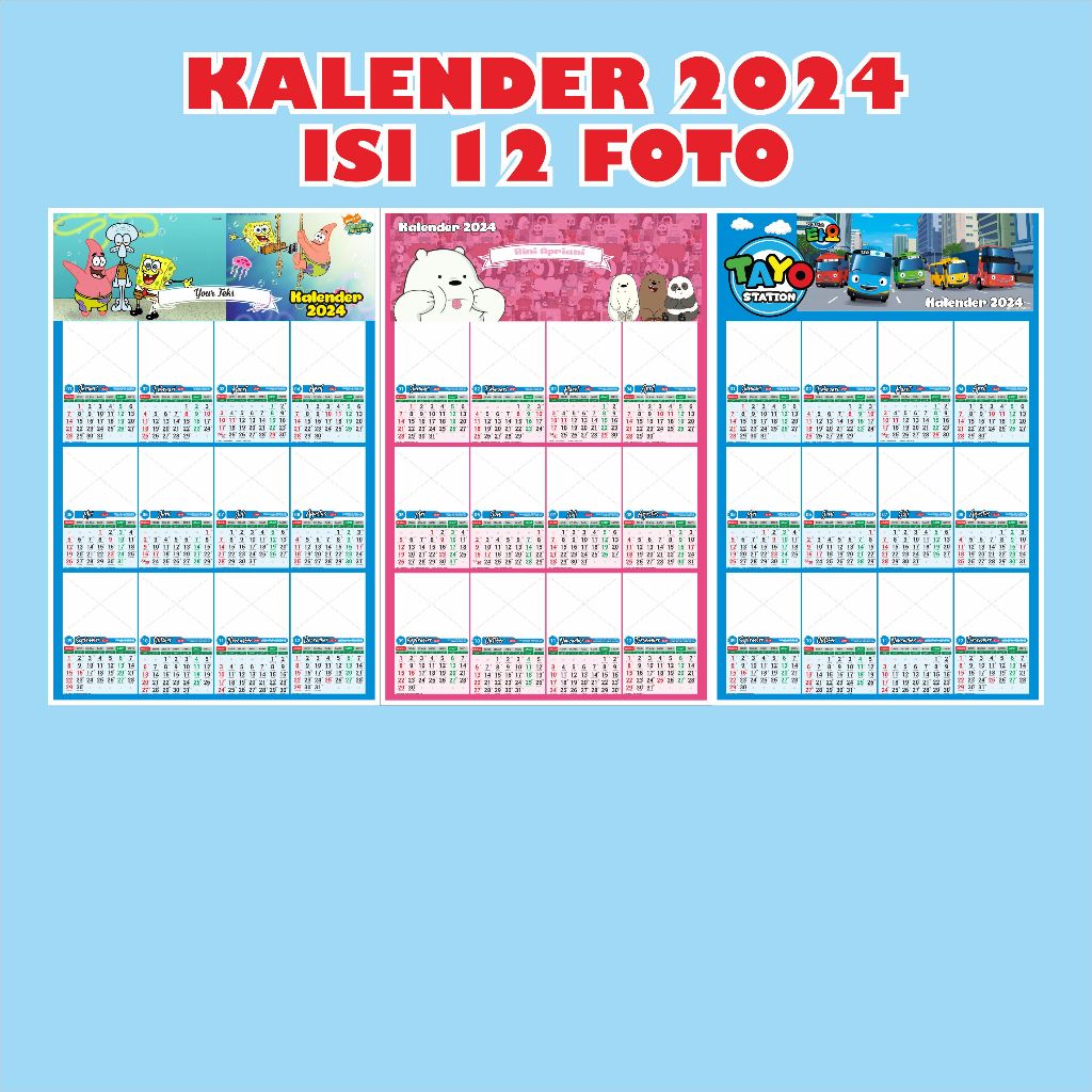 

KALENDER 2024 KARAKTER C (ISI 12 FOTO)