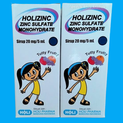 HOLIZINC SIRUP 60ML (ZINC SULFATE MONOHYDRATE)