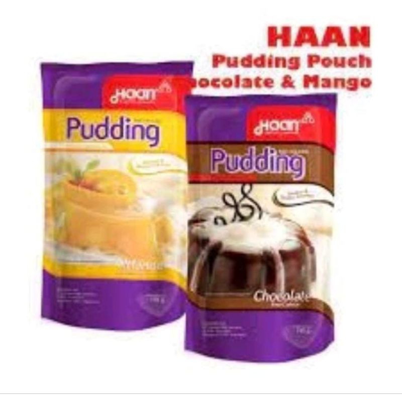 

Haan Pudding Pouch instan Chocolate and Mango 145gr