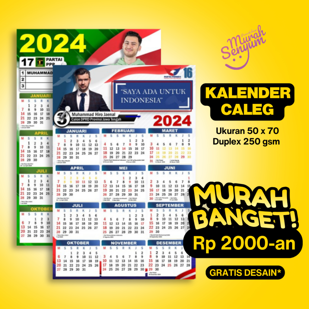 

KALENDER CALEG 2024 50 X 70 CM