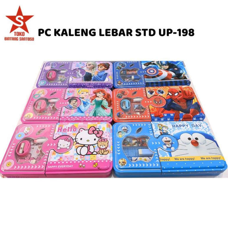 

PC KALENG LEBAR STUDY SET UP-198 / Pencil Case Study Set UP-198 / Tempat Pensil