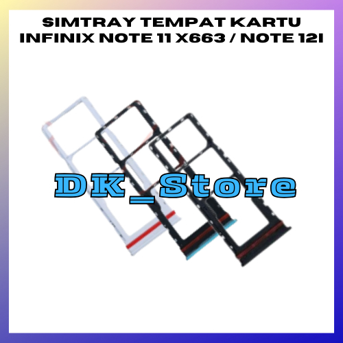 Sim Tray Simtray INFINIX NOTE 11 NOTE 12i  Slot Sim Tempat Kartu Hp Simcard Simlock