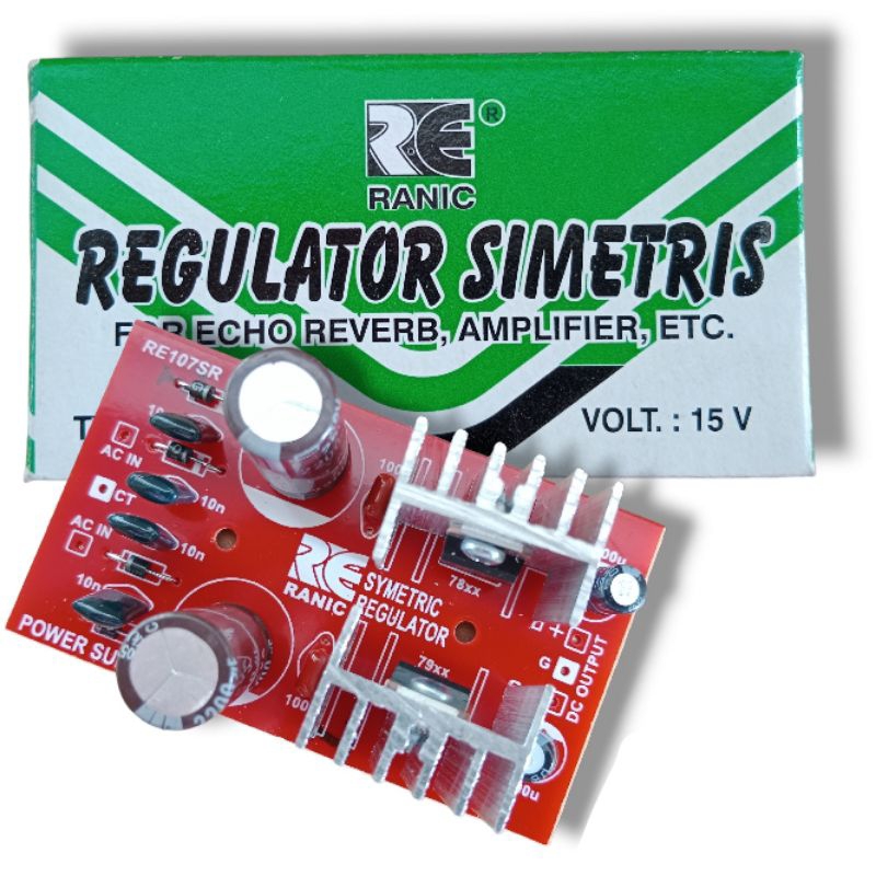 kit regulator simetris 15 volt ct psu simetris 15 v ranic