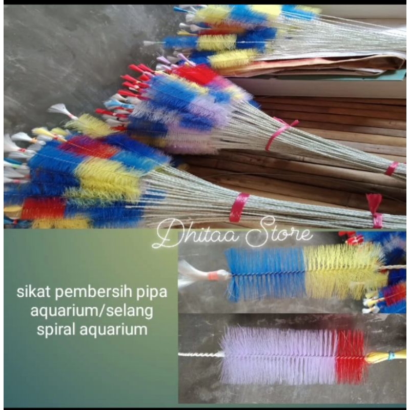 sikat pembersih pipa aquarium/selang spiral aquarium