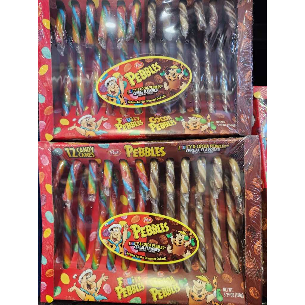 

Post candy canes - fruity/ chocolate - 12 pcs - special Christmas