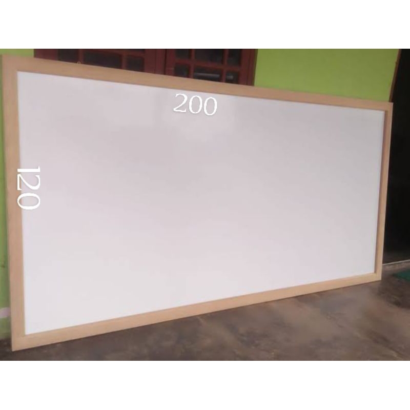 

WHITEBOARD LIS KAYU 120 X 200 | PAPAN TULIS Lis kayu