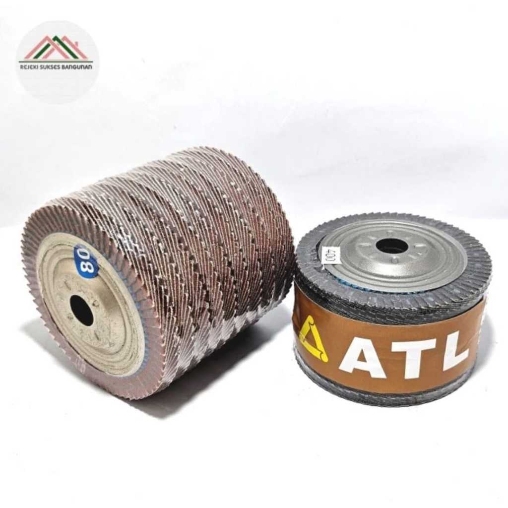 GROSIR Flap Disc ATL / Amplas Susun 60 80 100 120 ( ISI 10 PCS)
