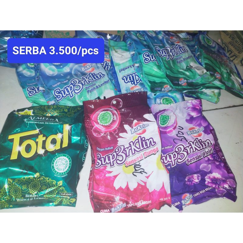 deterjen bubuk total Bukrim 250g