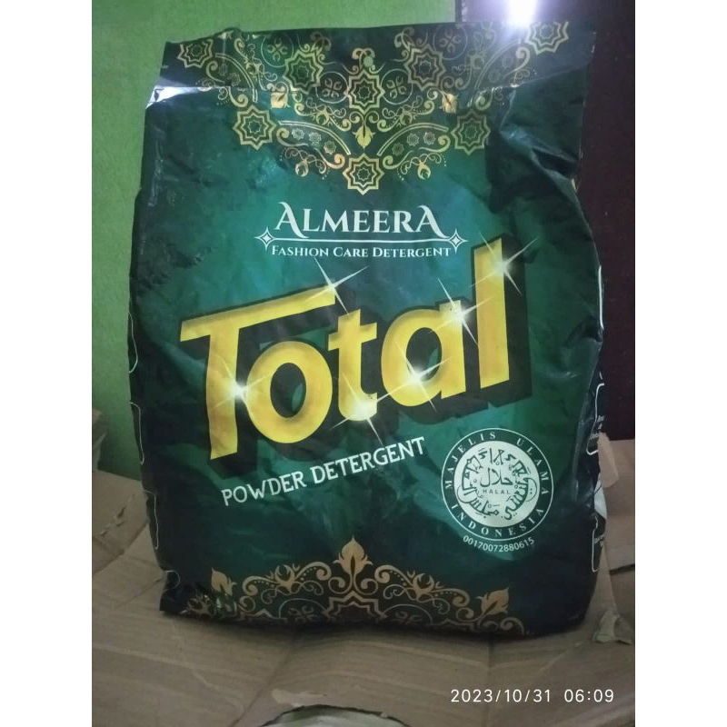 deterjen bubuk total almeera 900g