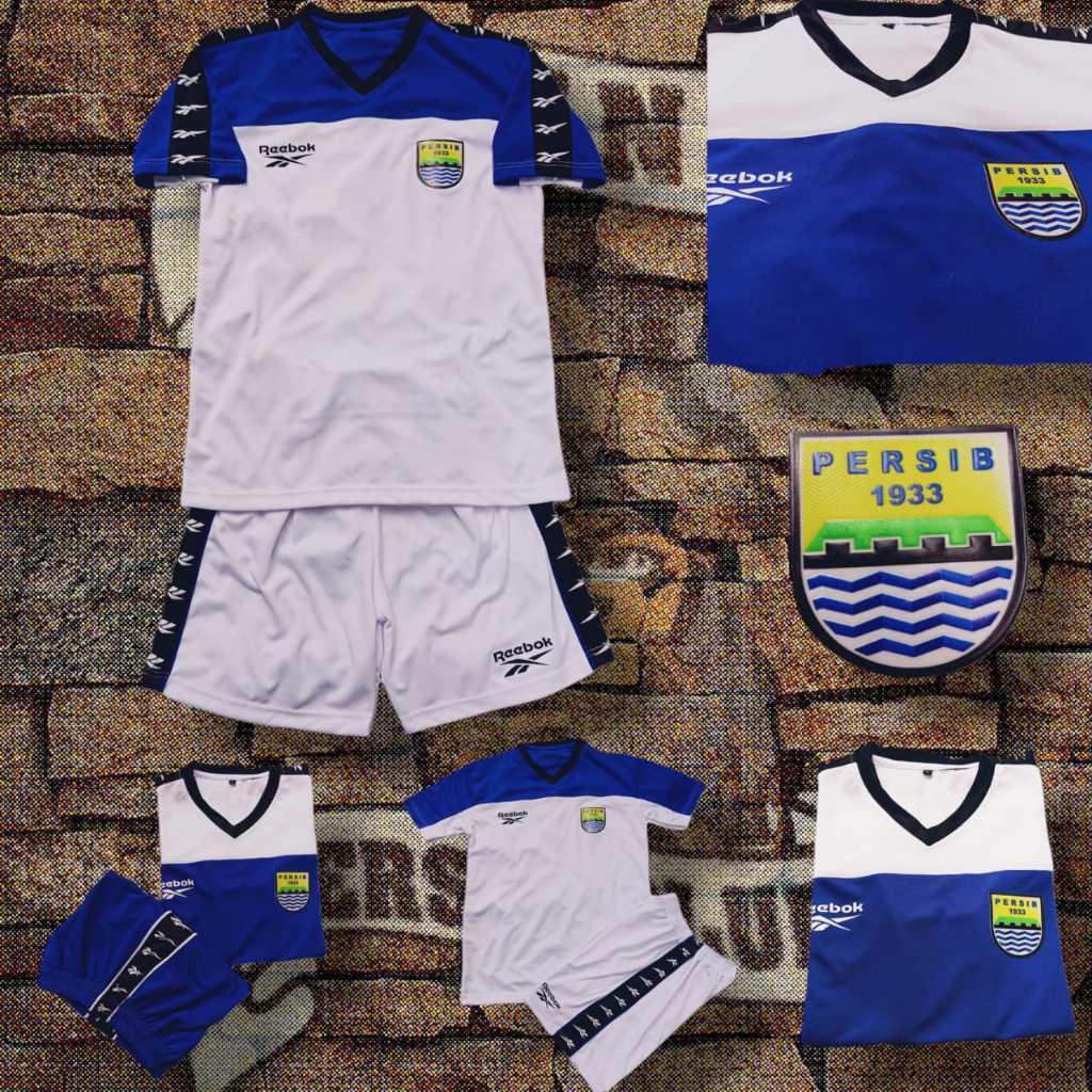 Baju bola persib retro 2000 setelan GRAD3 0R1