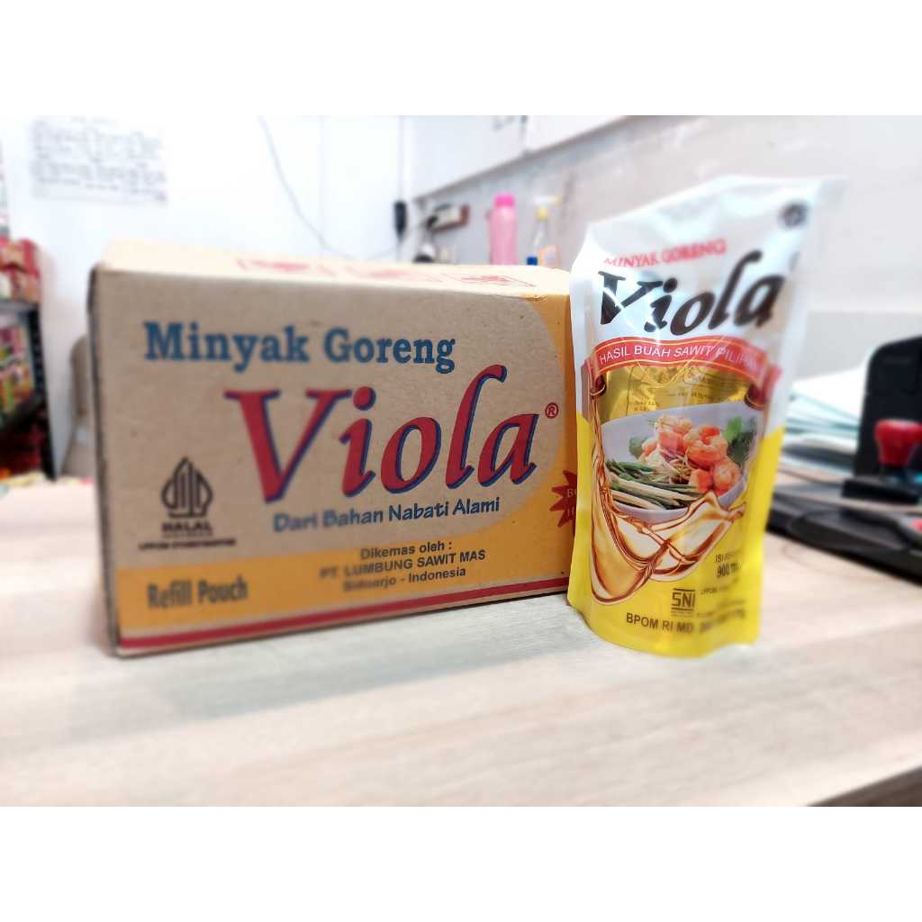 

MINYAK GORENG VIOLA 900ML REFF 1 KARTON ISI 12