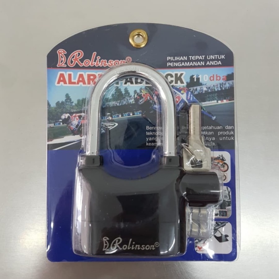gembok alarm lock padlock Rolinson