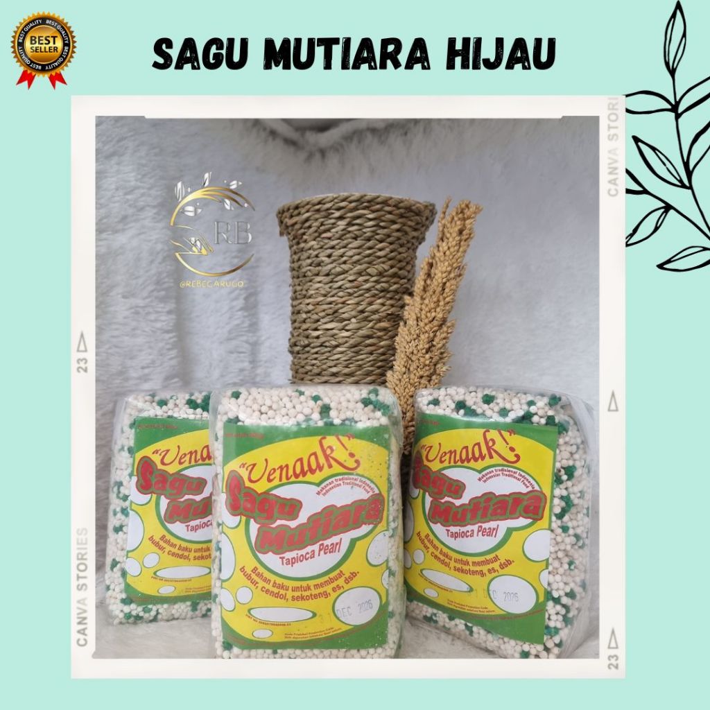 

✰PROMO✰ Sagu Mutiara HIJAU 500 gram // SAGU MUTIARA PACAR CINA ISI 500 Gram // Sagu Mutiara HIJAU 500 gram // Sekoteng Biji Delima Dawet Cendol // SAGU MUTIARA UENAKK