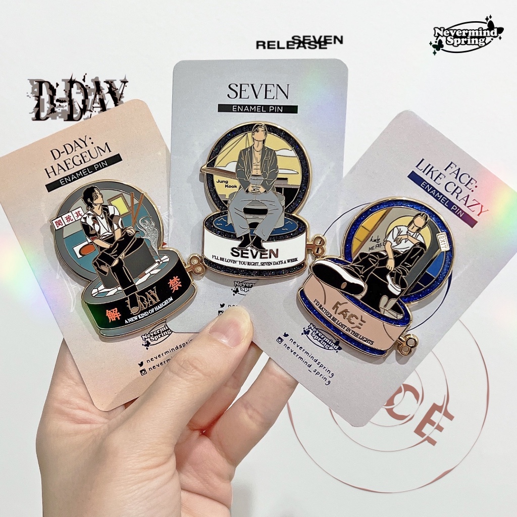 [Ready Stock] Enamel Pin BTS - Solo Music Box Pt. 2