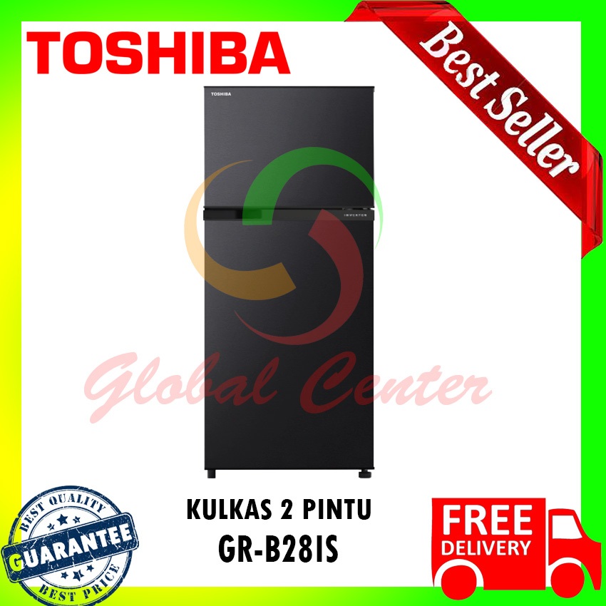 TOSHIBA KULKAS 2 PINTU GR-B28IS- GARANSI RESMI