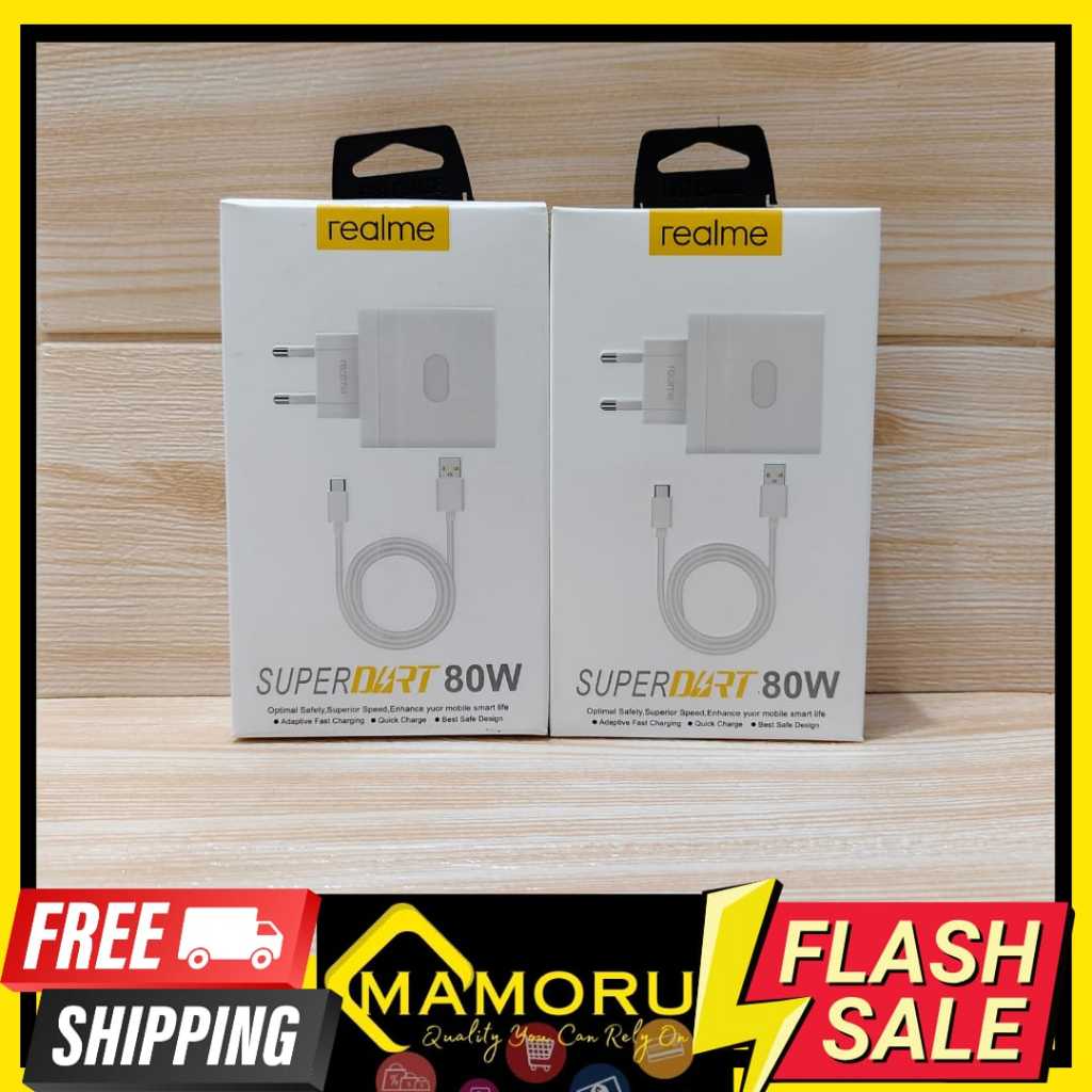 CHARGER ORIGINAL REALME 80 WATT SUPER FAST CHARGING