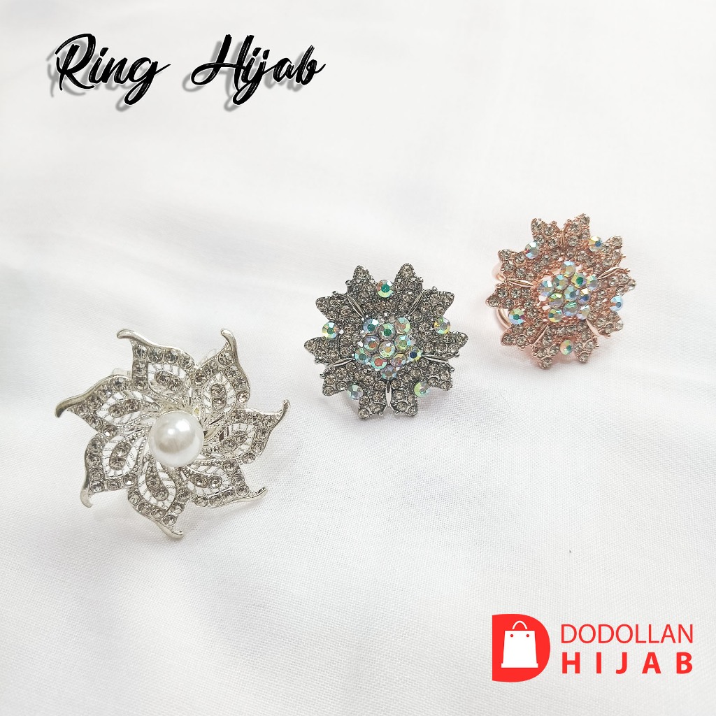 Ring hijab /Kolong Hijab /bross ring / cincin hijab / gesper kerudung / Bros cincin / Kolong hijab