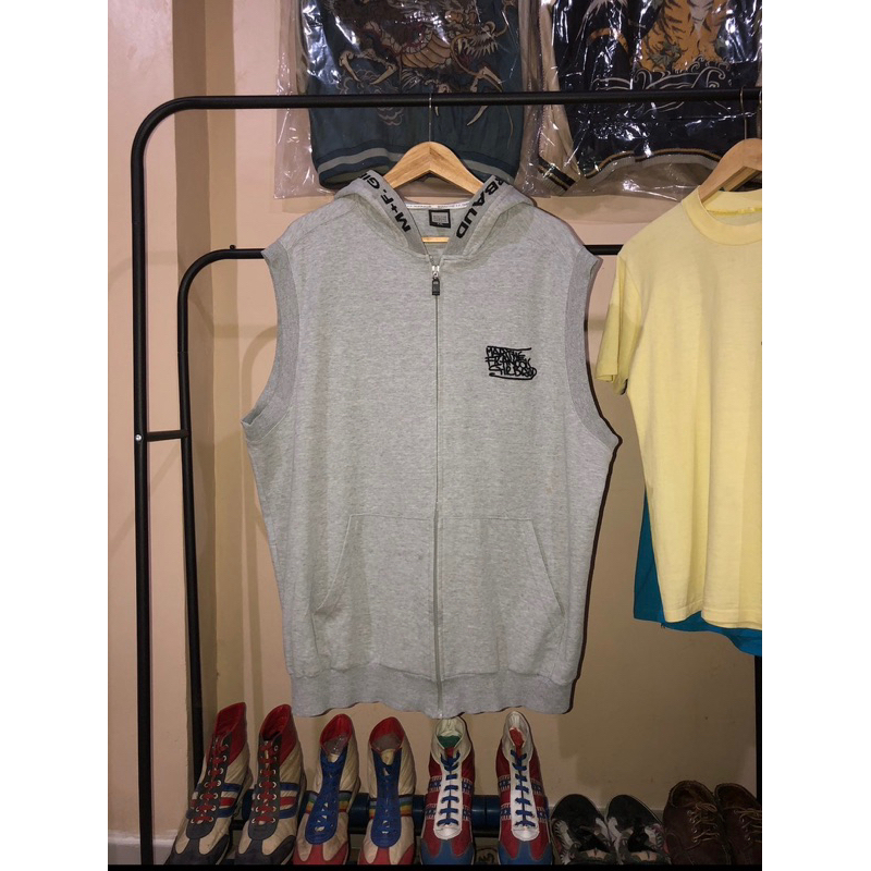 Jaket Hoodie Marithe Francois Girbaud Tanpa Lengan