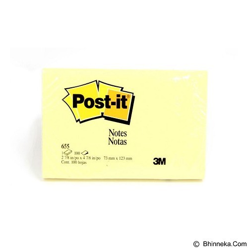 

POST IT STICKY NOTES MEMO POLOS - 3M 655