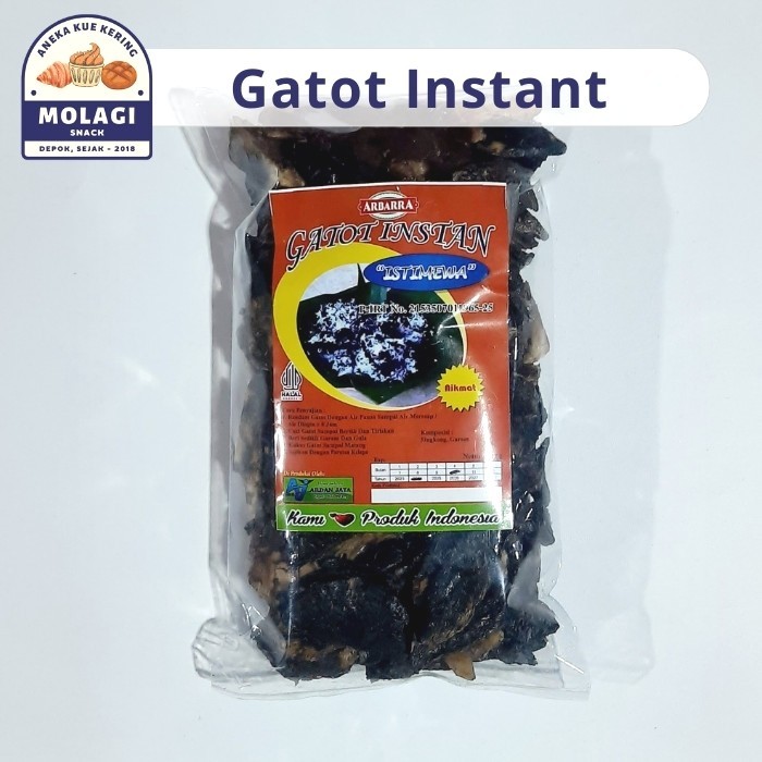 

Gatot Singkong Instant / Singkong Kering Asli Malang 400 Gram - Molagi Snack