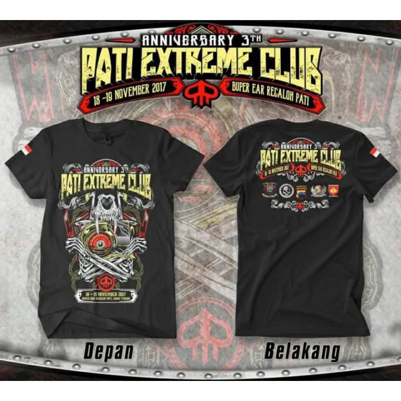 Kaos Vespa Extreme Original/Baju Aniversary Pati Extreme club