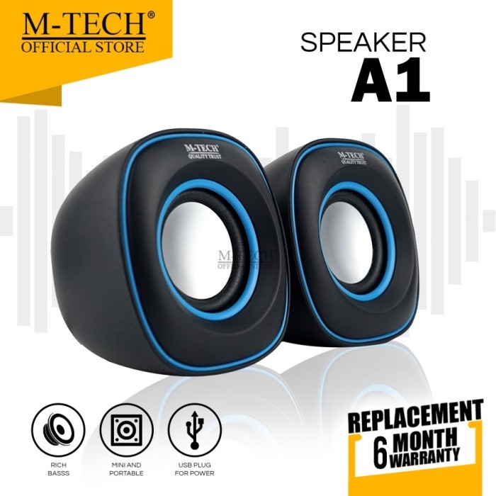 Speaker Laptop, Speaker Komputer, Speaker M-Tech Original Multimedia PC Komputer Laptop A1