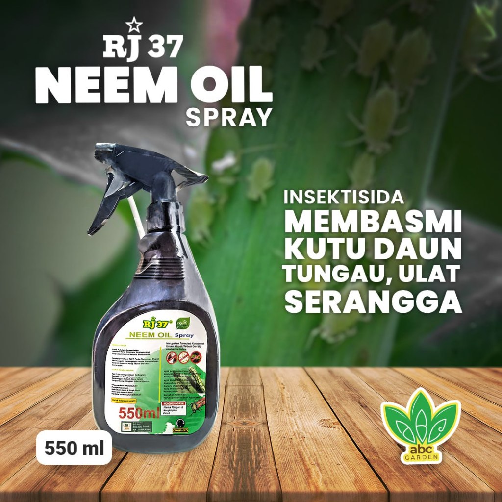 [550ml] RJ 37 Neem Oil Spray Insektisida Organik Langsung Pakai Usir Hama Berat
