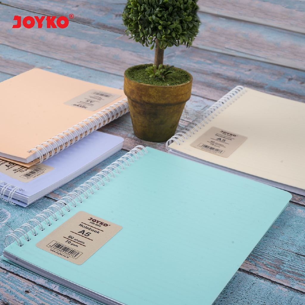 

Joyko NB-661 / NB-680 Notebook Diary Agenda Buku Catatan Bergaris 60 hal