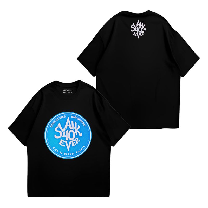 T-shirt slank 40 tahun - slank 40ever - kaos slank - kaos anniversary slank